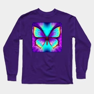 Colorful Butterfly Long Sleeve T-Shirt